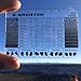 Brunton Grain Size Card