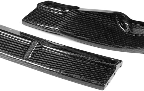 Miniatura 2 de Juego de 3 piezas de fibra de carbono real estilo GT-Style parachoques delantero alerón divisor lateral kit de protección compatible con Nissan 370Z