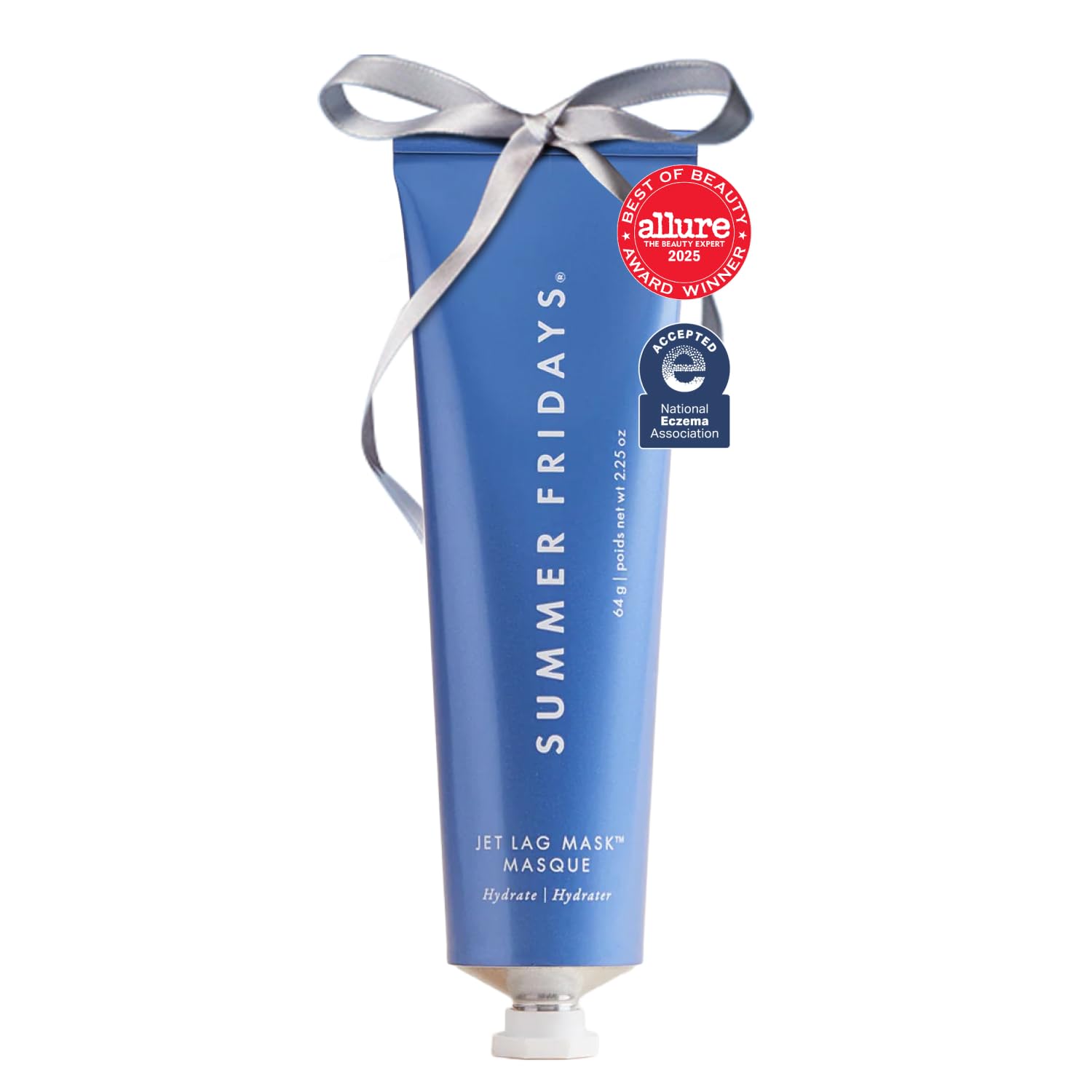 Jet Lag Mask - Hydrating Face Mask + Moisturizer - Enriched with Hyaluronic Acid, Niacinamide, Glycerin + Antioxidants Helps Nourish Skin for a Renewed + Radiant Complexion (2.25 Oz)