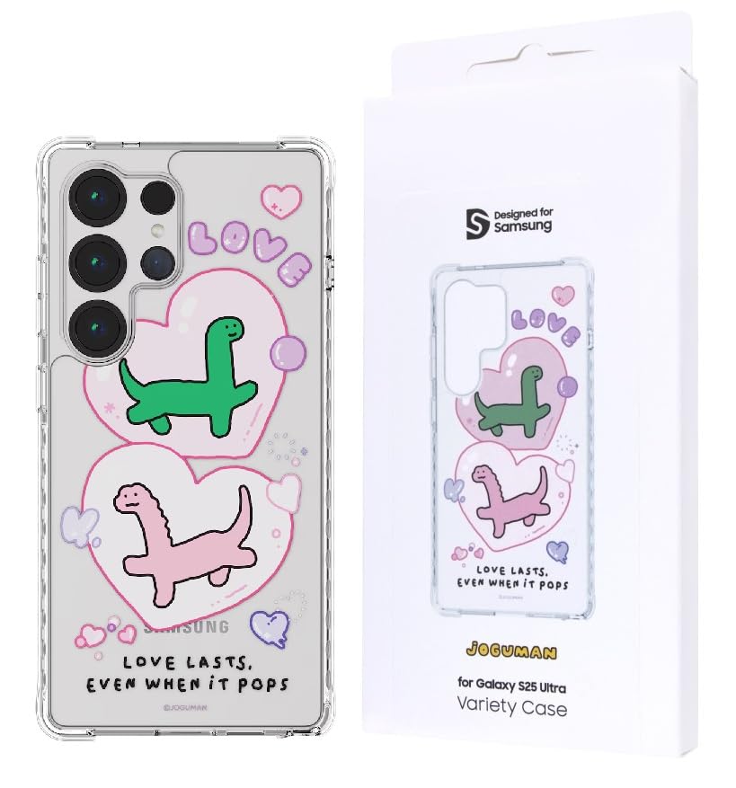 Coque Samsung S25 Ultra Joguman Diplo transparente et rose