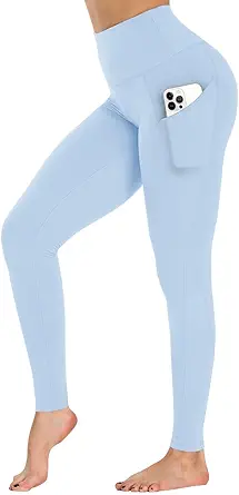 GAYHAY High Waist Yoga Pants with Pockets, Leggings for Women Tummy Control Compression Workout Leggings for Women