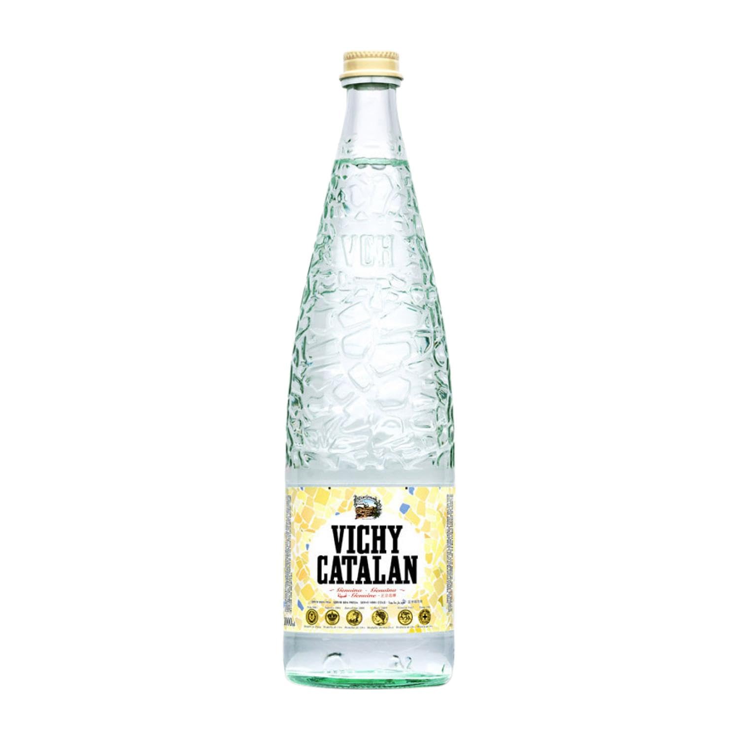 Agua Caja de 12 unidades Vidrio 1 L