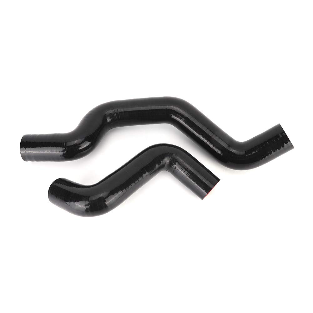 Keenso 2pcs Silicone Radiator Hose Fit for K20 K24 EG DC2 EK Si, Made of Silicone + CNC, Good Heat Dissipation Performance, Direct Replacement