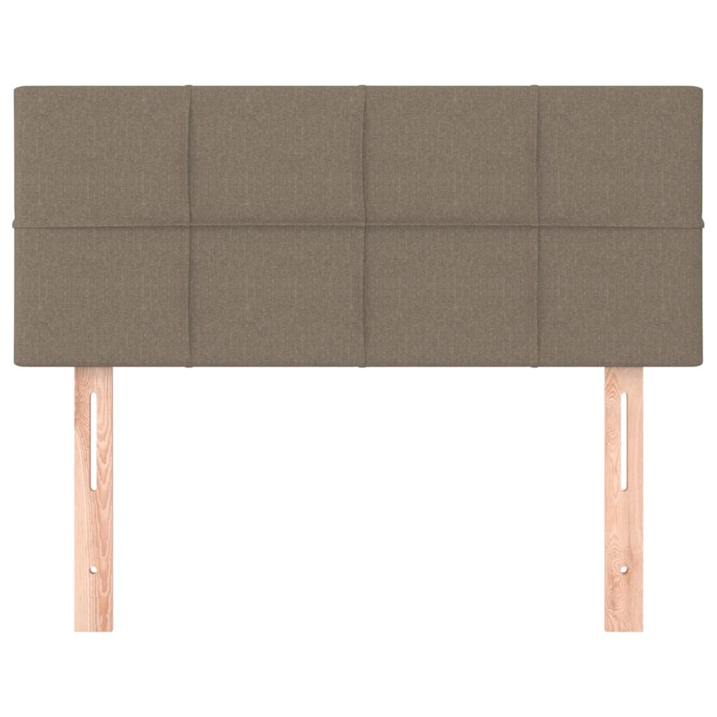 vidaXL Cabecero de Tela Gris Taupe 90x5x78/88 cm