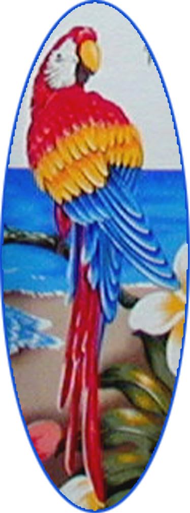 Pacific Legend Herren Papageien Beach Border Hawaiihemd
