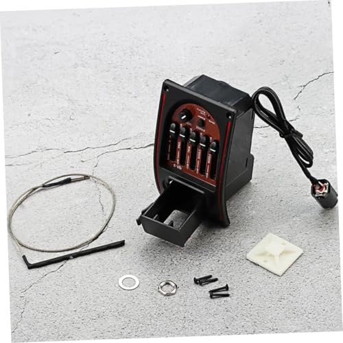 Ecualizador para guitarra, fácil instalación y controles intuitivos para mejorar el sonido, color negro miniatura 5