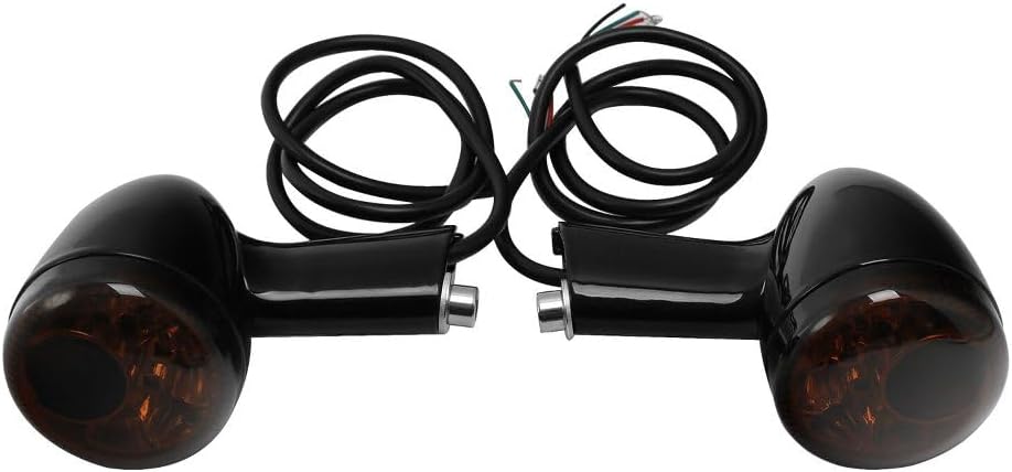 Turn Signal Light Black Rear Amber Zinc Alloy+ ABS Plastic for Forty 8 for Roadster for Seventy 2 for 1200 for 883