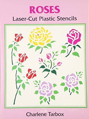 Roses Laser-Cut Plastic Stencils (Dover Stencils)