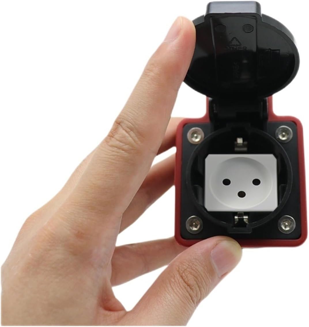 Portable 220V Type 2 Male Plug to Schuko Socket EV Charging Adapter For EV Charger EV Connector(Switch Schuko)