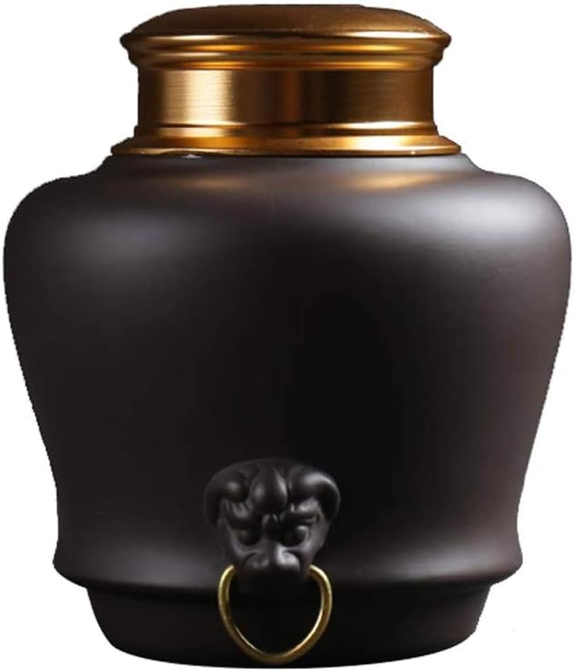 Ceramic Cremation for Human or Pet Use, Souvenir Memorial Funeral, Carving Dragon