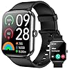 Smart Watch,1.85” HD Smartwatch for Men Women(Answer/Make Call), Fitness Watch with Heart Rate/Sleep/Spo2/IP68 Waterproof/100+ Sports Modes, Pedometer, Activity Tracker for Android & iOS (2 Straps)