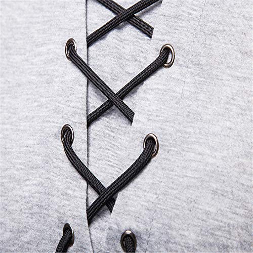 Mens Trendy Hoodie Summer Fashion Men's Casual Loose Hooded Binding Short Sleeve Top Blouse Hoodie4