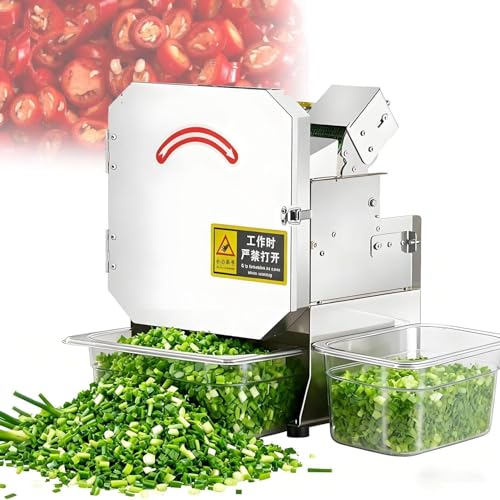 Cortadora comercial de verduras automática con ajuste de grosor