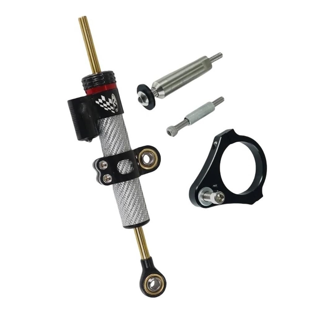 Direction Réglable Pour 450NK Pour 450 NK Accessoires De Moto Amortisseur Direction Réglable Stabilisateur Tampon Montage(White1 Set)