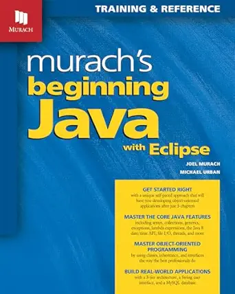 Murach's Beginning Java with Eclipse-Wow! eBook