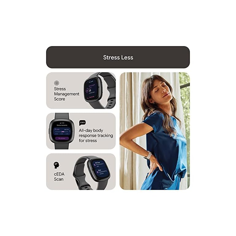 Fitbit Sense 2: Advanced Health and Fitness Smartwatch with Stress ...