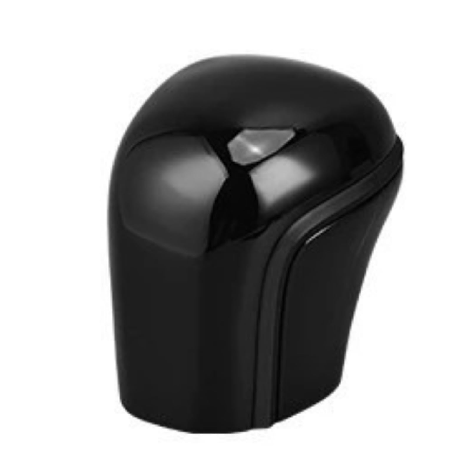 DWTNMEX Gear Shift Knob for Toyota for Avalon for Corolla for Levin for Allion 2018-2025 Carbon Fiber Car Gear Shift Knob Cover Lever Stick Head Accessories Trim(Bright Black)