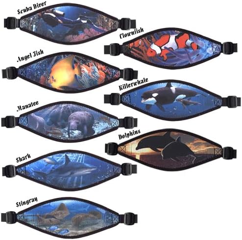 Miniatura 2 de Aqua Correas de máscara con hebilla de paisajes marinos - Pez payaso