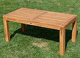 AS-S Wuchtiger Teak Bigfuss Gartentisch 180×90 Holztisch Teaktisch Garten Tisch Holz - 4