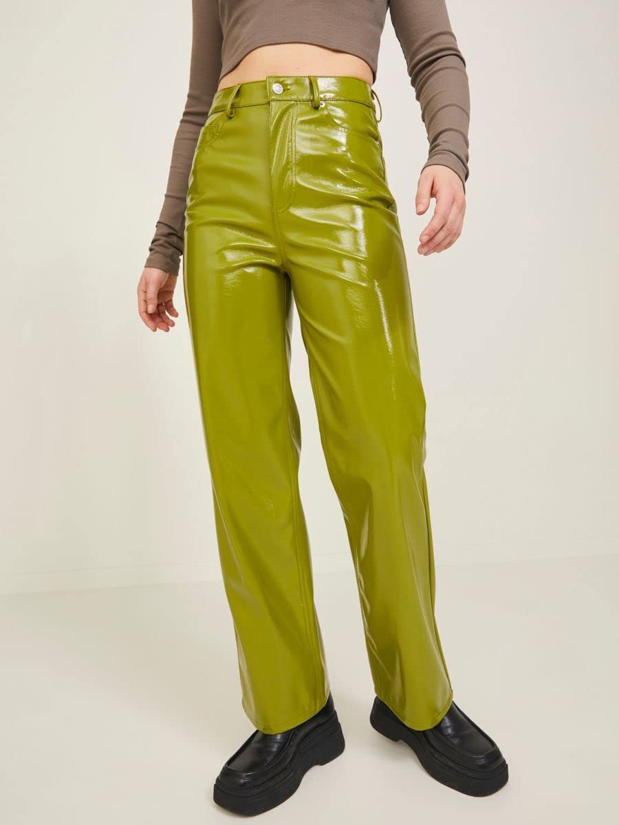 JJXX Damen Jxkenya Hw Stra Faux Leat Pant Noos Hose