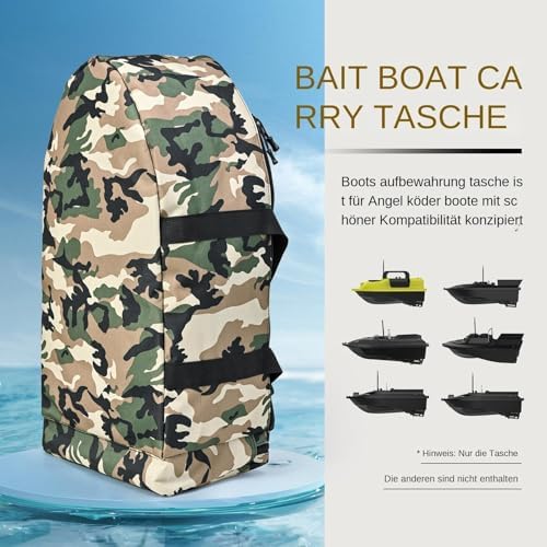 Angelausrüstungstasche - Robuste Köderboot-Tasche Aus 1000D Polyester
