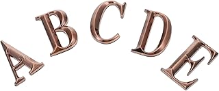 Uonlytech 1 Three-Dimensional Digital Grade Office Mailboxes Front Door Decor Adhesive Stickers Metal House Number Mailbox Numbers Street Address Numbers Hotel Door Number Room Gate Number