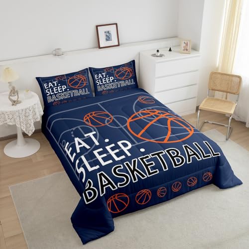 Image of Feelyou Basketball Bedding Set Queen Size for Kids