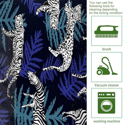 Alfombras de cocina para pasillo y lavandería textiles con diseño exótico 5