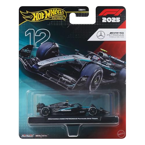 Hot Wheels Premium Mercedes-AMG Petronas Coche de Formula 1