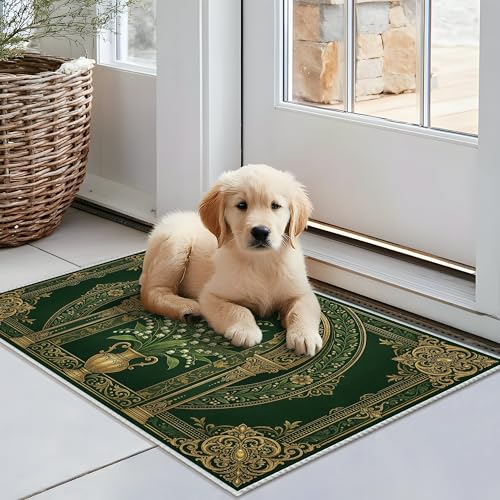 Tapis de sol pour vase rétro rectangle 60x90 cm antidérapant