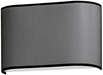 Maxim Prime - 277V 10W 1 LED Wide Wall Sconce in Transitional Style-8.25 Inches Tall and 13 Inches Wide-Black Organza Finish