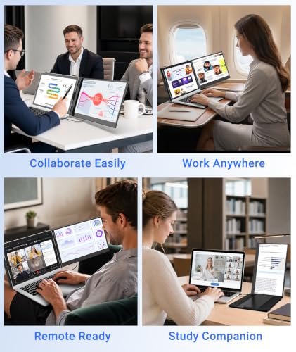 Image of 14 inch Laptop Screen Extender, Ultra Lightweight & Portable Monitor