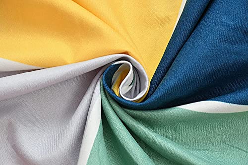 Image of Glace Cotton Single Bedsheet - 60x90 Inches with 1 Pillow Cover 18x28 Inches Multicolor Grid Check Print Bed Sheet Set - Soft Flat Bedcover for Single Mattress Bedroom Hostel Room - Multi Check