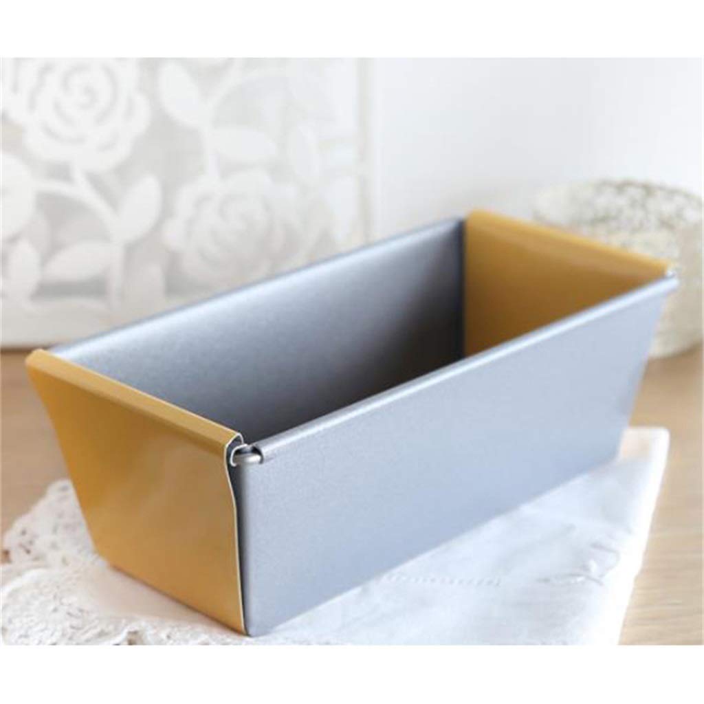 ZHANGXIAO Brotbackform, Nicht Klebrig Rechteck Brot Backform Aluminium Backen Schimmel Mini Zuhause