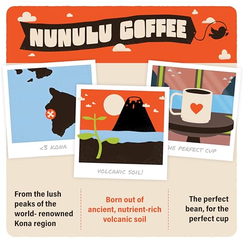 Café Nunulu Coffee That Sings 100% Kona en grano 7 Oz miniatura 4