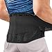 Faja Lumbar para Espalda, AGPTEK Cinturón de Soporte Lumbar Ayuda a Aliviar Dolor y Lesiones, Ciática, Hernia de Disco etc, Faja Lumbar Deportiva para Hombre y Mujer, Negro(Talla L)