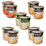 味の素 クノール スープDELI クラムチャウダーパスタ入り エビのトマトクリームスープパスタ サーモンとほうれん草のスープパスタ 完熟トマトのスープパスタ たらこクリームスープパスタ 【5種アソート】 各2個セット