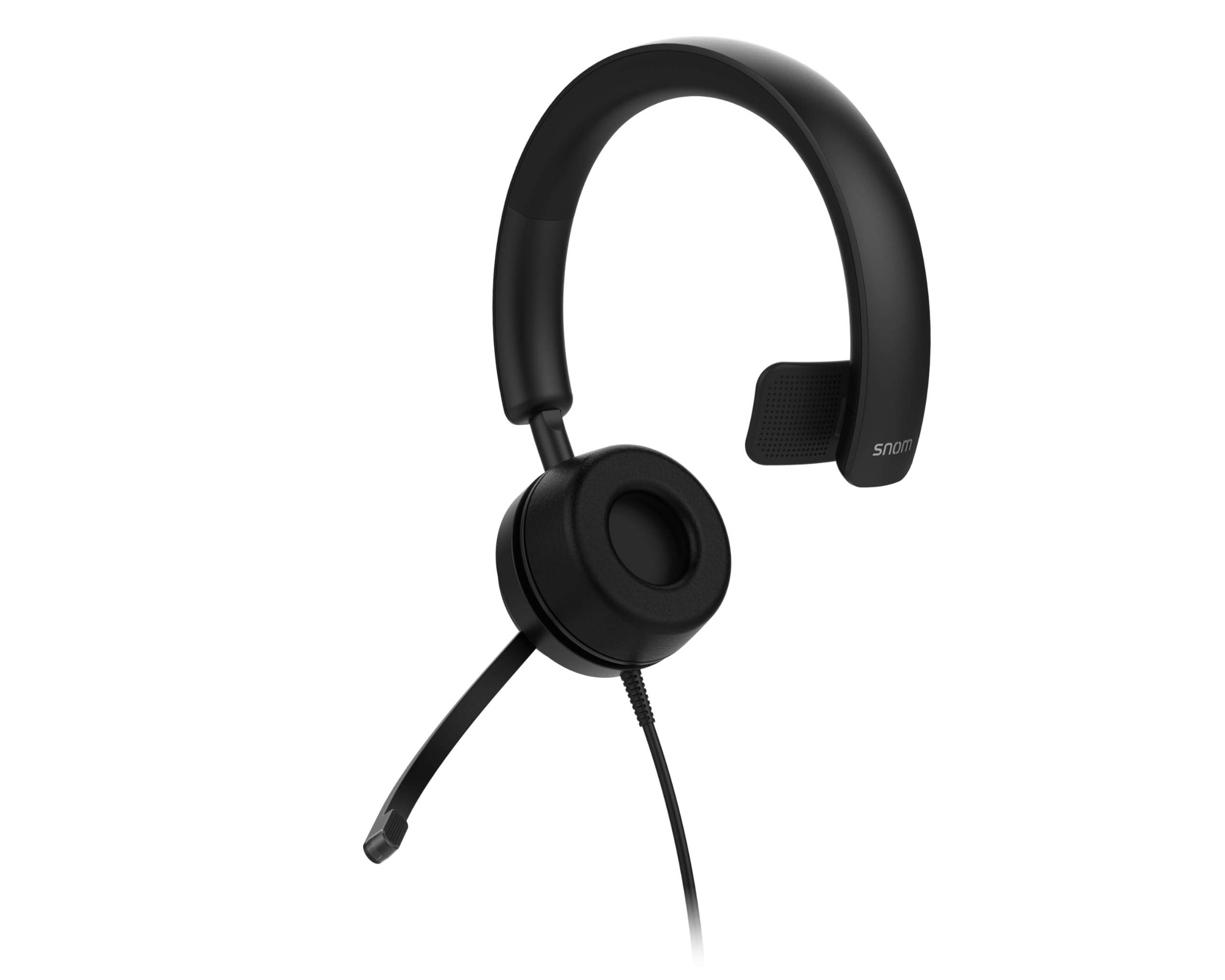 SNOM A310M Cuffie filo - Auricolari Monoaurali per Call Center e Uffici - Audio HD, Comfort Elevato, Struttura Leggera, Cancellazione Passiva del Rumore - Compatibili con Telefoni
