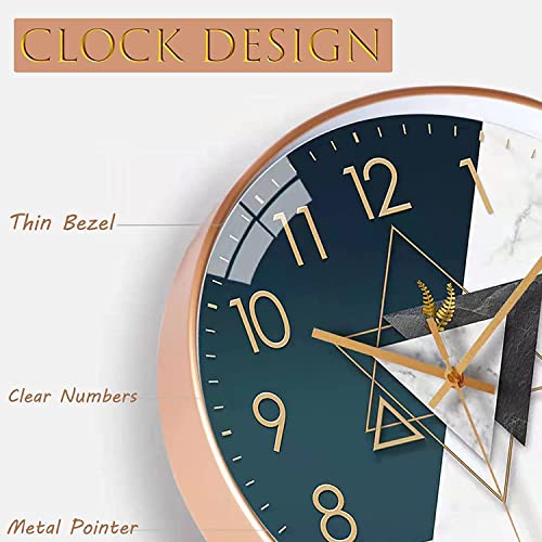 Image of Wall Clock 12 inch Silent Quartz Decorative Wall Clock Non-Ticking Classic Digital Clock Battery Operated Round Easy to Read Handheld Complete Home /Kitchen /Bedroom (425)