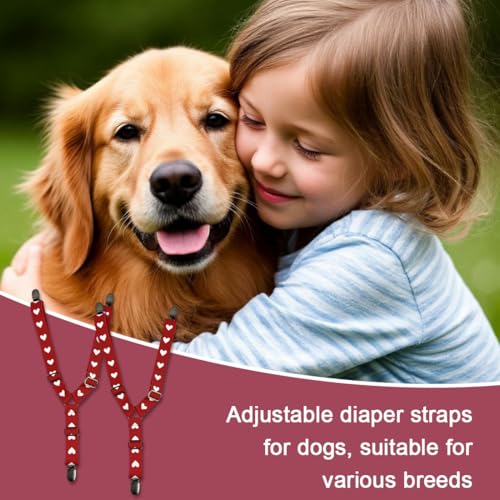KEMUZ hundewindeln Clip hundewindel Pet Soft Hundewindel-Hosenträger,Hunde-Hosenträger, Hunde-Windelgeschirr, Hosenträger für Windeln, Damen, Welpen-Hosenträger, Bauchbänder, Haustier-Kleidung (C)
