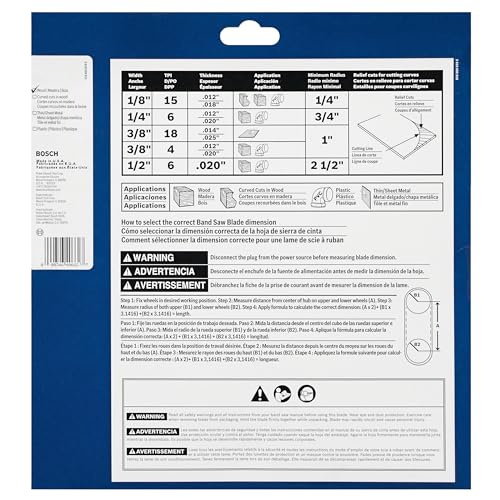 BOSCH BS9312-6W 93-1/2 In. Blade