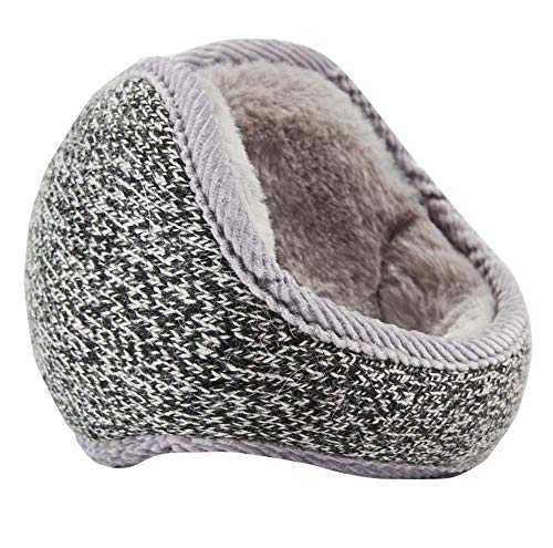 RYZGOJV Winter Outdoor Earmuff Foldable Earmuff Plush Lined Warm Earmuff A01