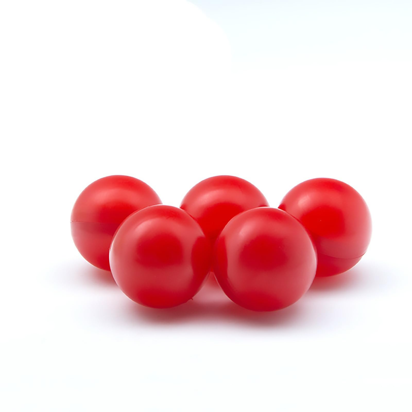 Wensmy 50Pcs Lottery Balls Easter Bingo Plastic Hollow Ball Raffle Balls Ping Pong Balls for Game Party Decoration Filled Raffle Balls (Red) - Image 4