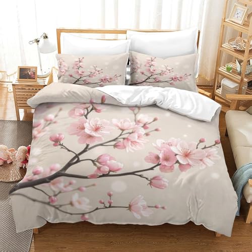 Parure de couette imprimée 3D entretien facile en microfibre légère - 3