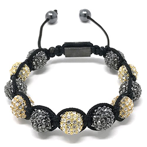 Preisvergleich Produktbild Shimla Jewellery Unisex-Armband Edelstahl Glaskristall 120 mm SH-005