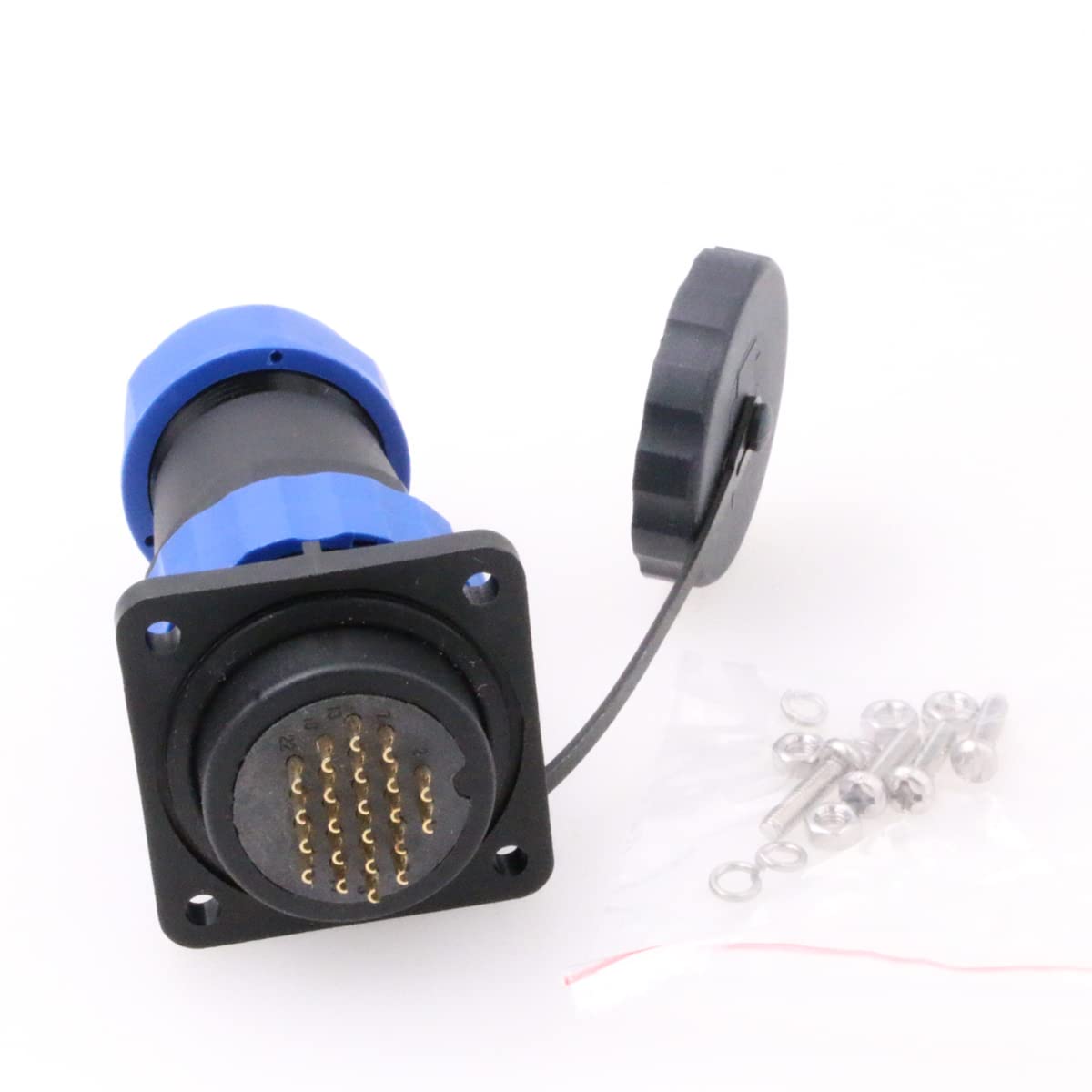 Eonvic SD28 22Pin Waterproof Connector Auto Plug Socket IP68 Panel Waterproof Cable Weipu Wire Connector (22Pin) - Image 3