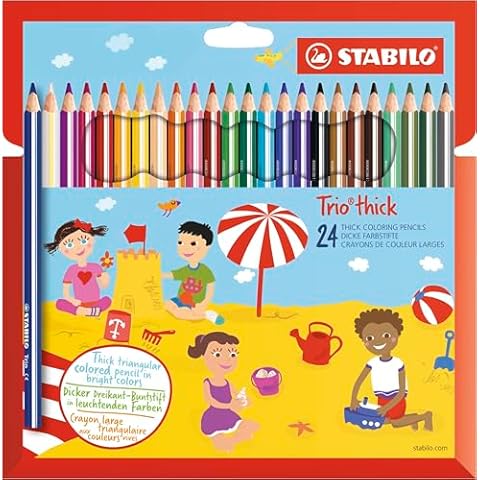 STABILO Trio Thick Triangular Colouring Pencils Cover