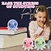 JAWUZ 4 Stück Stressball Octopus Leuchtendes,Antistress Spielzeug,Squishy Anti Stress Bälle,Für Adhs,Partytüten Füllstoff Stressabbau Spielzeug Für Weihnachten