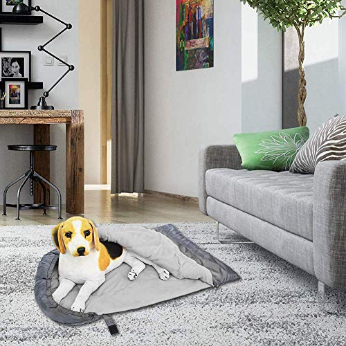 Dog Sleeping Bag Easjoy Portable Pet Bed Waterproof Warm Packable Dog Beds With Storage Bag For Indoor Outdoor Car Travel Camping Hiking Backpacking (43.3''L X 27.6''W) #TOP6