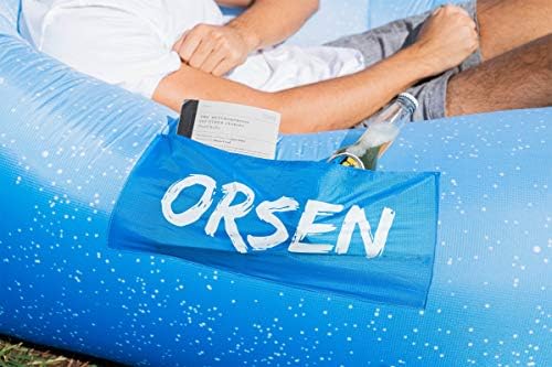 Orsen Inflatable Lounger Air Sofa, Inflatable Couch anti Leakage Camping Chair for Outdoor, Lakeside Portable Hommock with Compression Sacks Camping Accessories for Men and Women